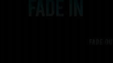 FADEINFADEOUT animated title